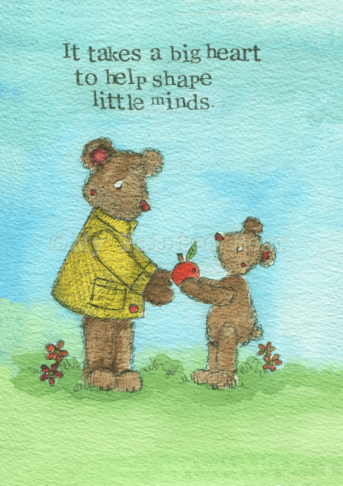 A big heart my painted bear