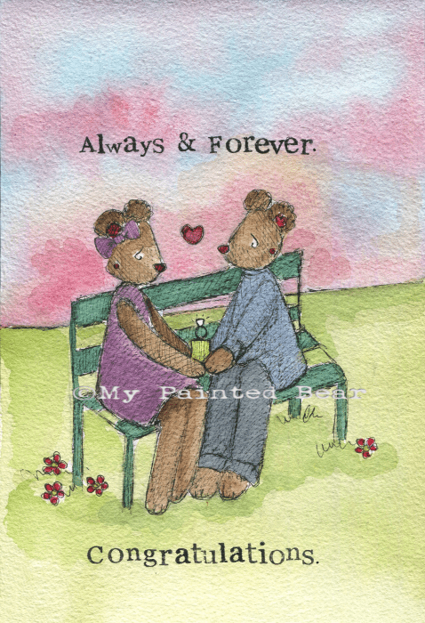 Always & forever my painted bear