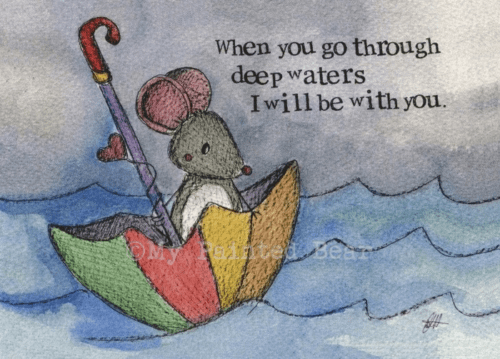 Deep waters my painted bear