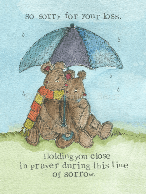 Holding you close (Sympathy) my painted bear