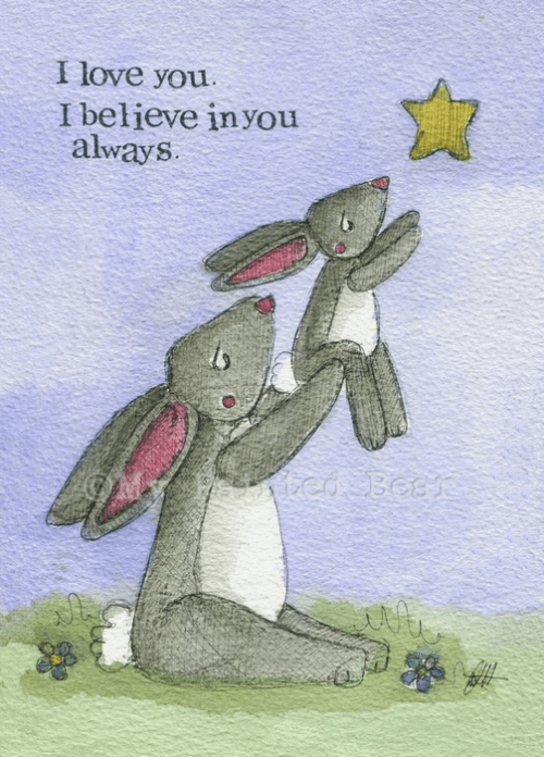 I believe in you my painted bear