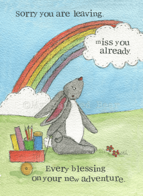 Miss you already my painted bear