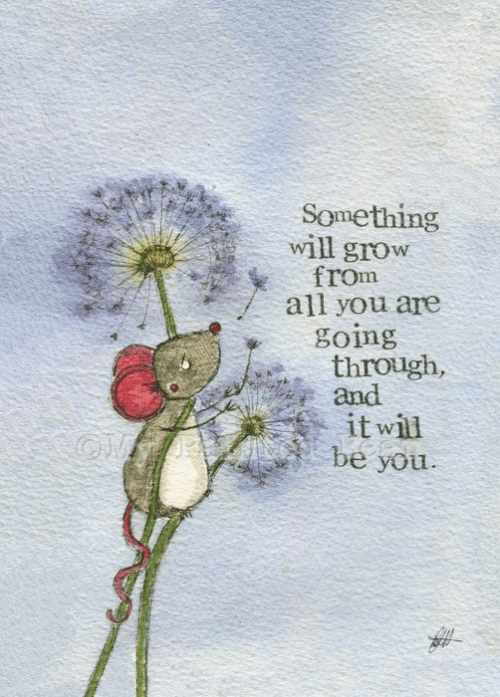 Something will grow my painted bear