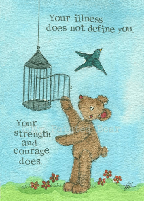 strength and courage my painted bear