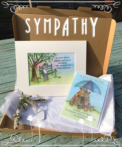 Sympathy Box my painted bear