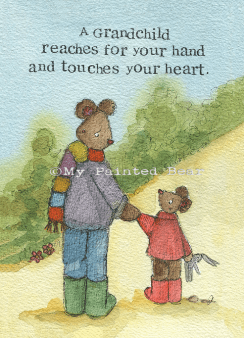 A-Grandchild-my-painted-bear