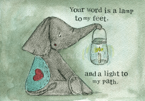 A light to my path my painted bear