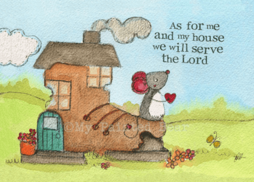 As for me and my house my painted bear