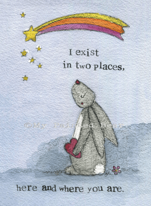 I-exist-in-two-places-my-painted-bear