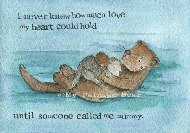I never knew my painted bear