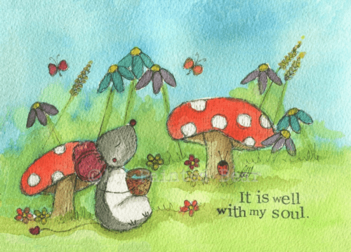 It is well with my soul my painted bear