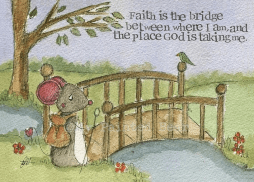 The bridge my painted bear