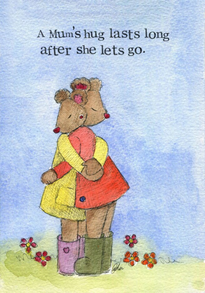 A Mum's hug ~ Greeting Card