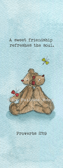 A sweet friendship bookmark