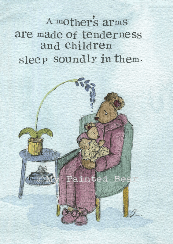 A mother's arms- Print