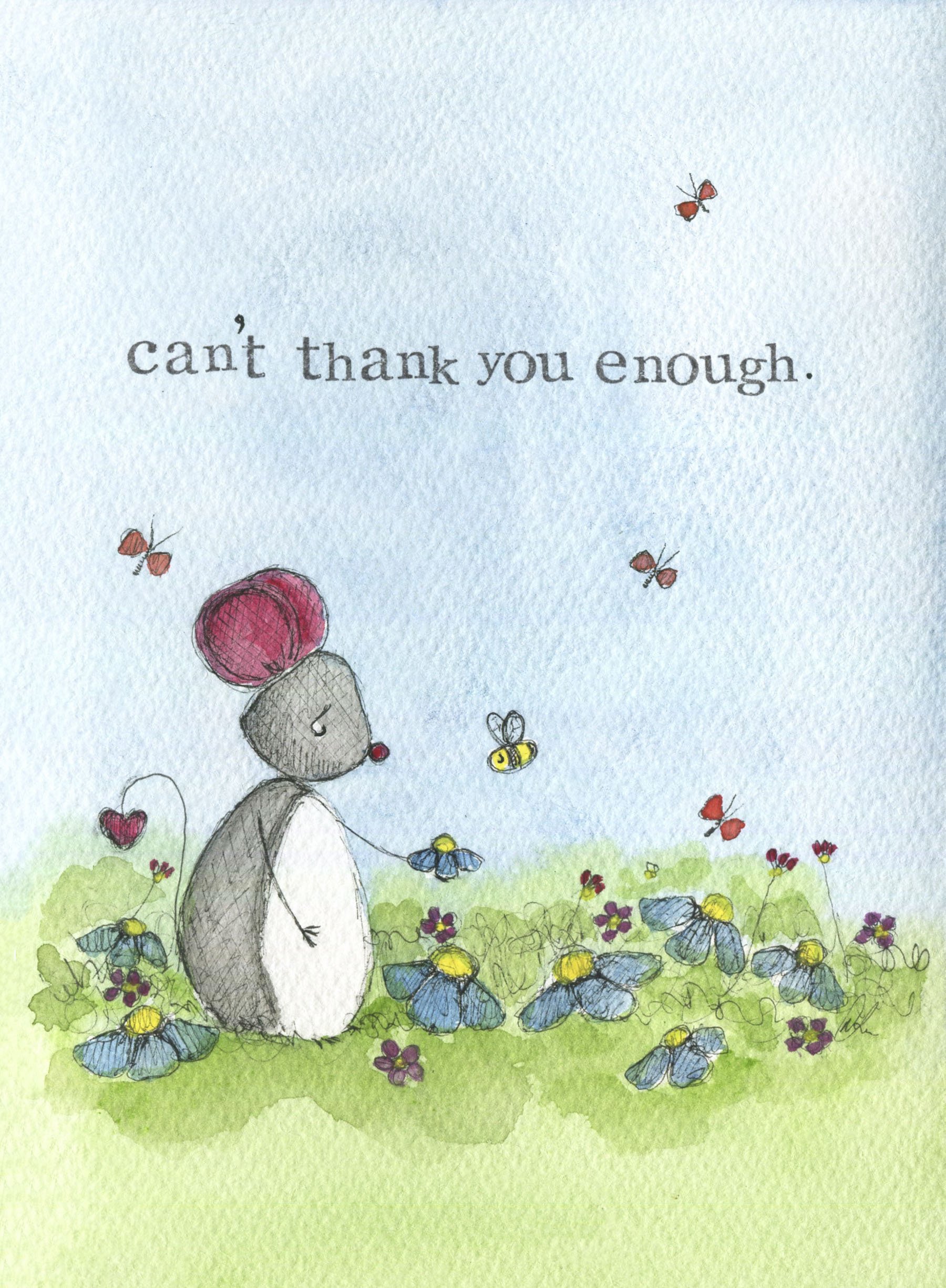 Can't thank you enough