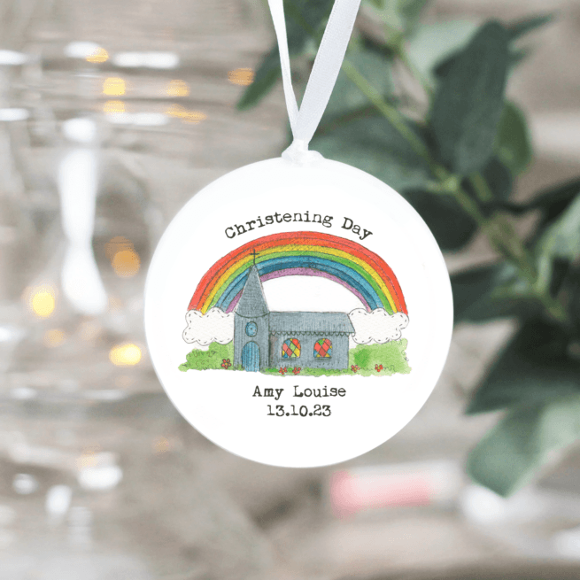 Hanging Ornament ~ Christening Day
