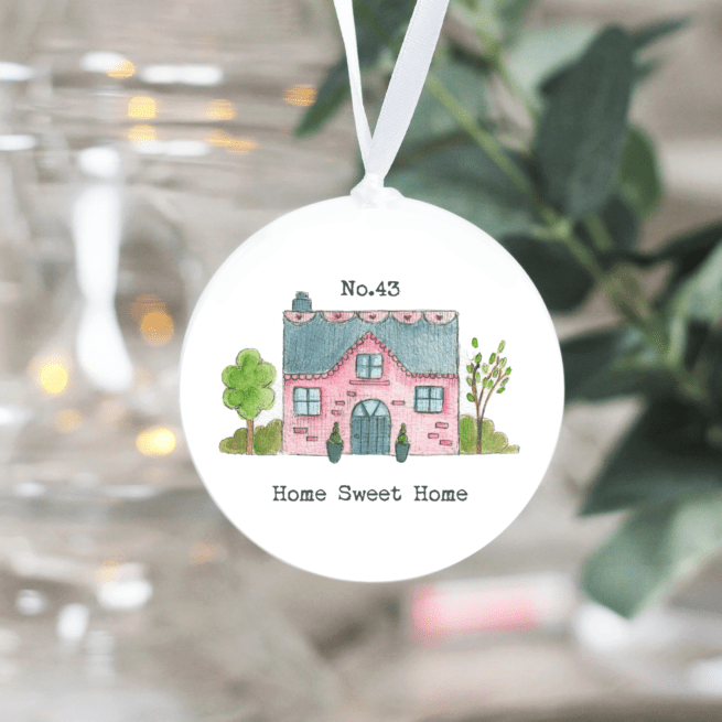 Hanging Ornament ~ Home Sweet Home