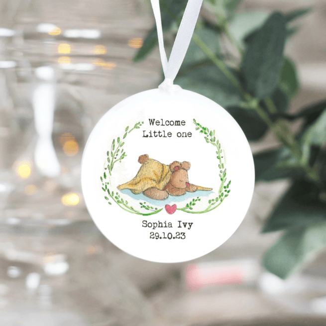 Hanging Ornament ~ Welcome little one