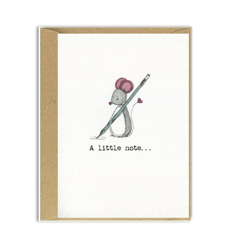 A little note - mini card