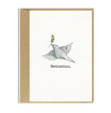 Dedication Mini Card